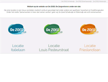 Tablet Screenshot of dezoed.nl